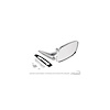 Non-Remote Square Door Mirror 1968-1969 Chevy Camaro - image 1