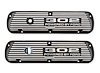 302 Powered by Ford Valve Cover Set for 1964-1973 Ford Mustang 302 [Black Wrinkle Aluminum] - image 1