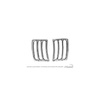 Headlight Assembly Grille Trim 1964-1966 Ford Mustang - image 1