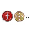 C5ZZ-1130-W Styled Steel Wheel Center Cap Running Pony Red - image 2