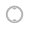 Back-Up Light Lens Gasket 1965-1970 Ford Mustang - image 1