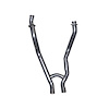 Exhaust H-Pipe 1964-1968 Ford Mustang - image 1