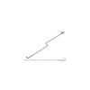 C5ZZ-9A702-C Throttle Linkage Rod Chrome - image 1