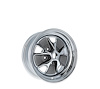 C5ZZ-1007-DR Styled Wheel [Size: 14"x6"] Chrome/Charcoal Finish - image 1