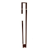 C5ZZ-6504567-MT 1964-66 Mustang Console Woodgrain Insert Set [Manual Transmission] - image 1