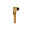 C6AZ-18599-B Heater Hose Elbow (Small Block, Gold Zinc)
