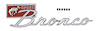 C7TZ-16098-A Fender Emblem for 1967-1977 Ford Bronco Sport - image 1