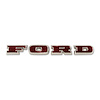 C7TZ-8316-S Ford Grill Letters Chrome With Red Inlay - image 1