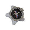 C7ZZ-1130-B 1967 Styled Steel Hub Cap (Black) - image 1