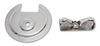 C8TZ-1424-62-SK 66-77 Bronco Spare Tire Retainer Plate And Wing Nut Stainless Steel - image 1