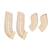 C8TZ-656192-5N 67-77 Bronco Seat Hinge Covers, Neutral - image 1