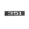 Hood Scoop Emblem 1969 Ford Mustang - image 1