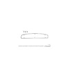Hood Scoop Seal 1969-1970 Ford Mustang - image 1