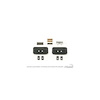 C9ZZ-6564824-W Deluxe Seat Buttons With Walnut & Teak Inserts [Pair] - image 1