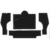 CUC2R 1963-1967 Corvette Rear Underlayment - image 1