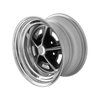 D1ZZ-1007-CR Magnum 500 Reproduction Wheel [Size: 15"x8"] Black/Chrome Finish - image 2