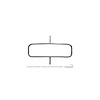 1973 GRILL CORRAL MOLDING - image 1