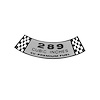 Air Cleaner Decal 1967-1968 Ford Mustang - image 1