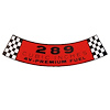 Air Cleaner Decal 1965-1966 Ford Mustang - image 1