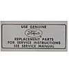 Air Cleaner Decal 1966-1973 Ford Mustang - image 1
