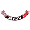 Air Cleaner Decal 1970-1971 Ford Mustang - image 1