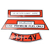 Air Cleaner Decal 1971 Ford Mustang - image 1