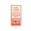 FUEL FILTER DECAL - image 1