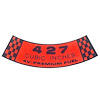 Air Cleaner Decal 1968 Ford Mustang - image 1