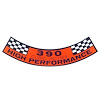 Air Cleaner Decal 1967-1978 Ford Mustang - image 1