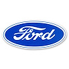 9 1/2 FORD BLUE OVAL DECA - image 1
