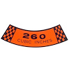 Air Cleaner Decal 1964 Ford Mustang - image 1