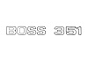 1971 BOSS 351 TRUNK DECAL - image 1