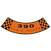 Air Cleaner Decal 1967-1969 Ford Mustang - image 1