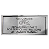 Air Cleaner Decal 1964-1965 Ford Mustang - image 1