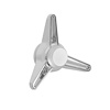 Knock-Off Spinner Wheel Center Cap for LW90 Series Wheels [Chrome] - image 1