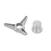 Knock-Off Spinner Wheel Center Cap for LW90 Series Wheels [Chrome] - image 3