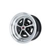 LW50-50854A Magnum 500 Wheel [Size: 15"x8"] Gloss Black/Machined Finish - image 3