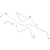 67 BRAKE LINE SET STAINLE - image 1