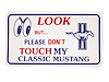 MUSTANG MAGNETIC SIGN - image 1