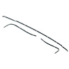 CONVERTIBLE TOP REAR TACK - image 1