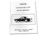 Convertible Top Manual for 1964-1966 Ford Mustang - image 1
