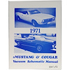 Vacuum Schematic Manual for 1971 Ford Mustang and Mercury Cougar - image 1