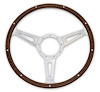Corso Feroce 15 in. Wood Steering Wheel for 1965-1973 Ford Mustang [Mahogany] - image 1