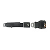 SB-BK-68-CR Seat Belt Retractable Deluxe Black Concours - image 1