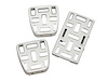 Manual Transmission Pedal Cover Set Billet Aluminum Accelerator/Brake/Clutch - image 1