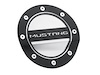 FR3Z-6640526-MB Comp Series Fuel Door for 2015-2022 Ford Mustang [Silver/Satin Black] - image 1
