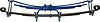 LP-35 Heavy Duty Progressive Rate Load Leveler Helper Springs - image 1