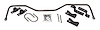 Front Sway Bar for 1955-1957 Bel Air, 210, 150, Nomad, and Wagon - image 1