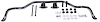 Front Sway Bar for 1965-1976 Ford F-250 2WD and 1973-1976 F-100/F-150 2WD - image 1