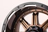 GD10-Series Wheel, Size: 17 x 9 in., Bolt Pattern: 8 x 170 mm, Offset: 15 mm [Gloss Bronze w/Black Lip] - image 2